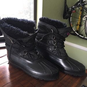 Black Sorel Winter Boots